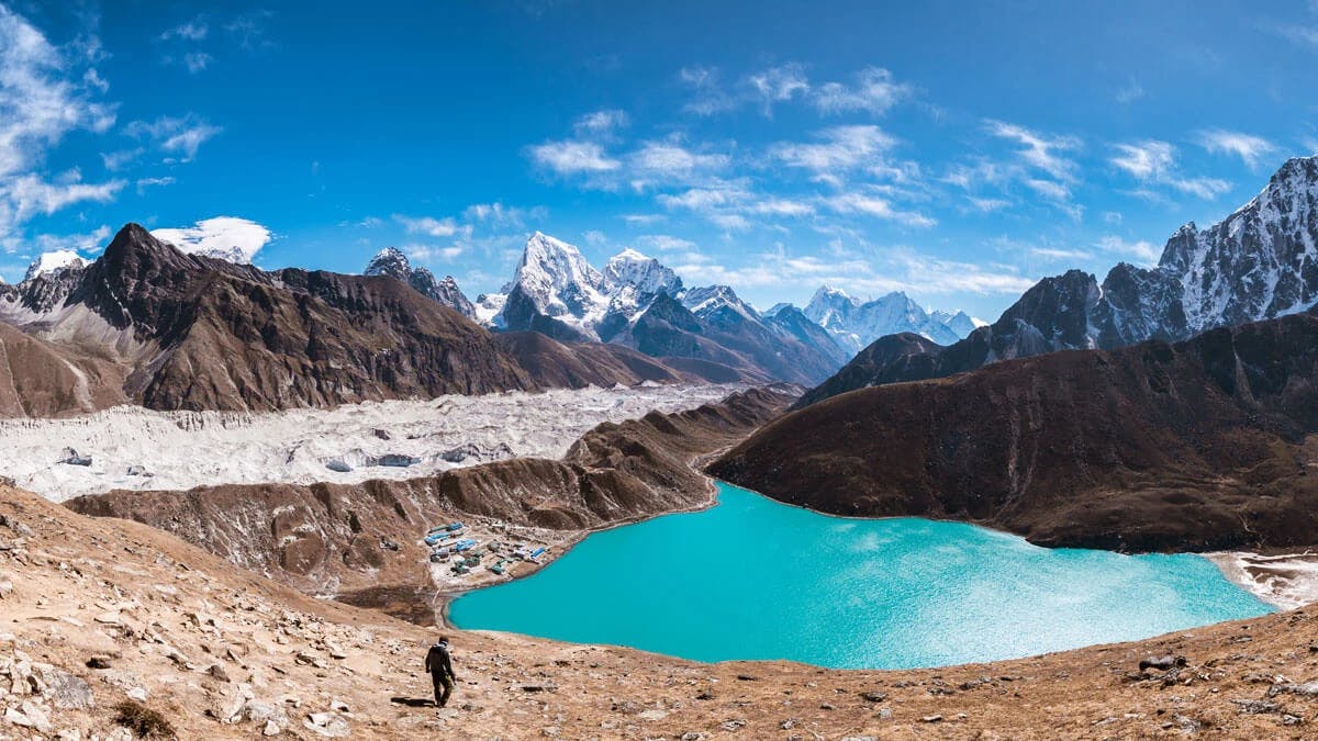 Gokyo lake in everest region