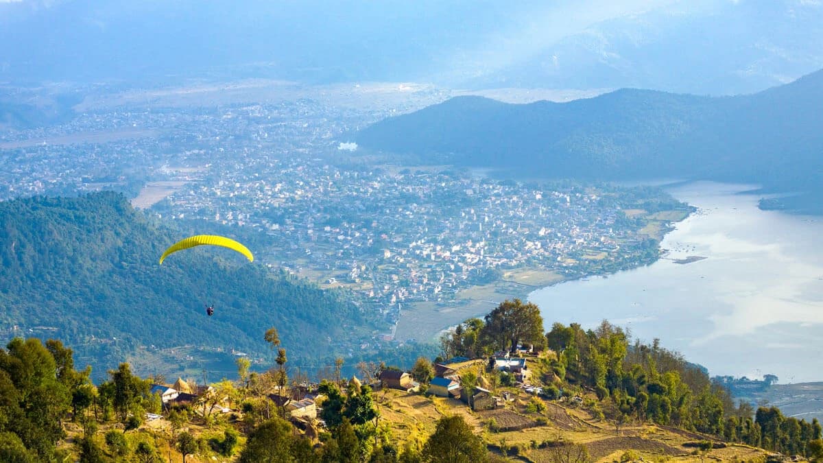 Paragliding in Pokhara