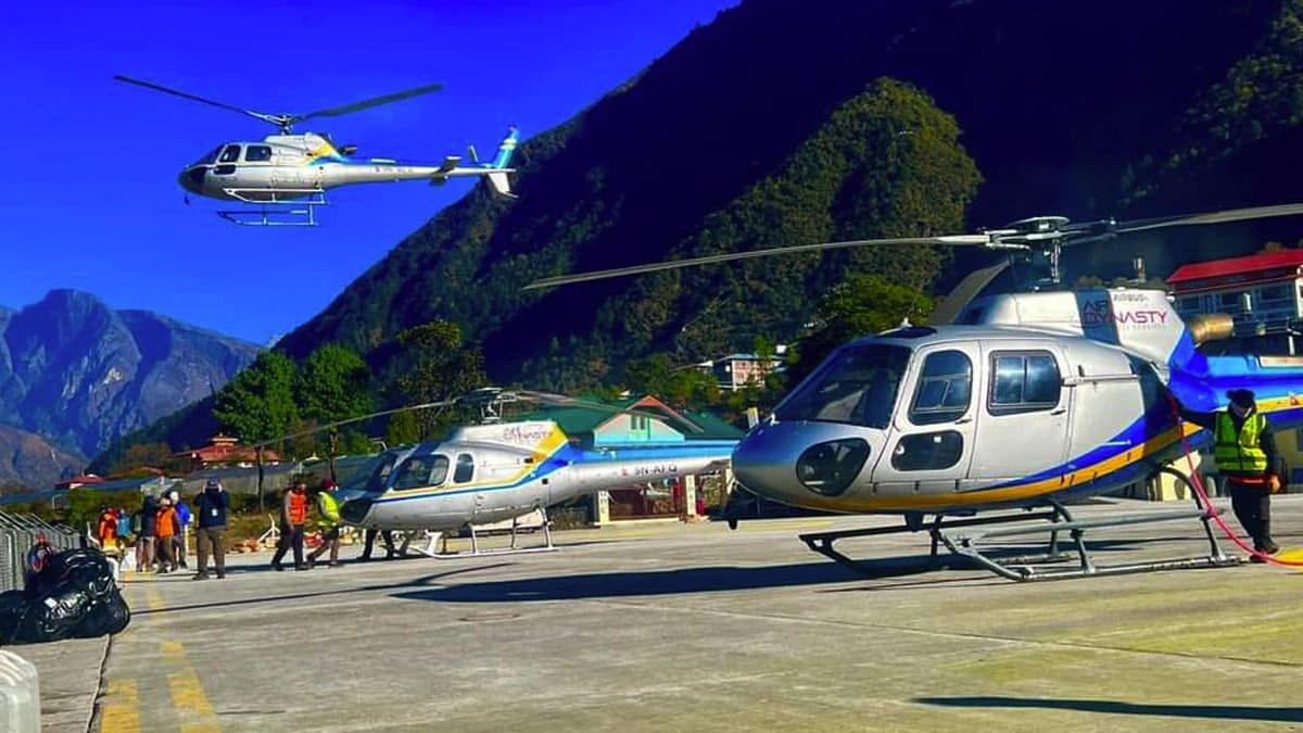 Lukla to Kathmandu flight