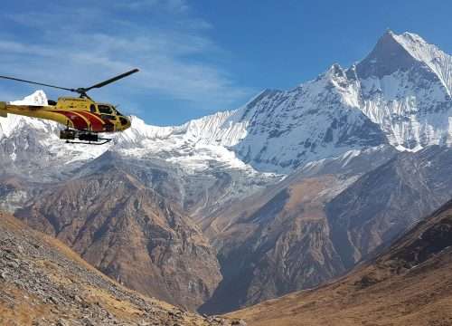 ANNAPURNA BASE CAMP PHOTOGRAPHY HELICOPTER TOUR